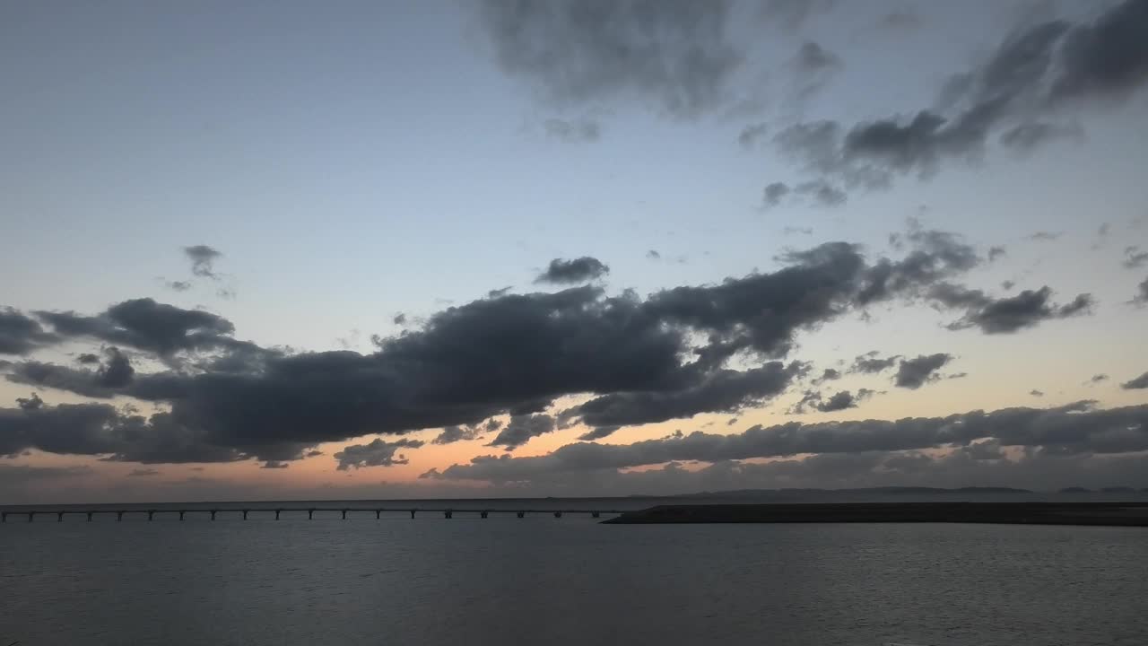 冲绳Senagajima的夜景视频素材