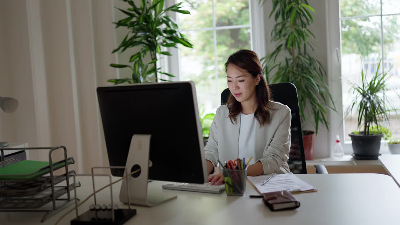 职场女性视频素材