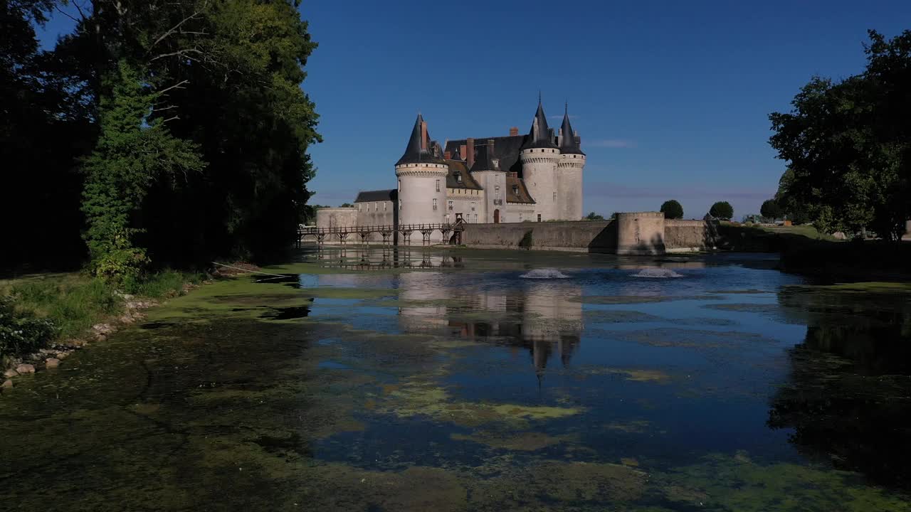 Sully-sur-Loire城堡视频素材