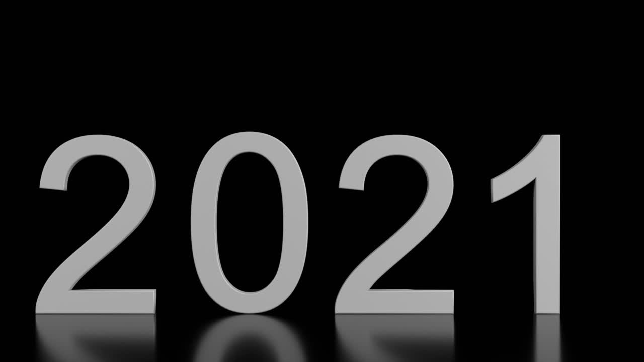 新2022年。2022代替2021视频素材