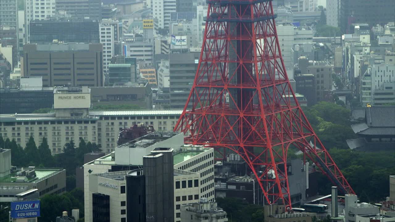 日本东京的著名建筑视频素材