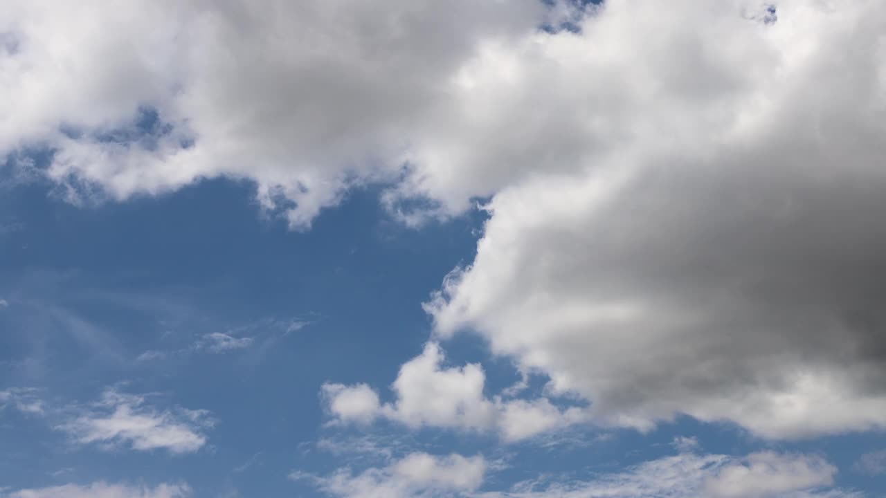 天空中云的时间流逝视频素材