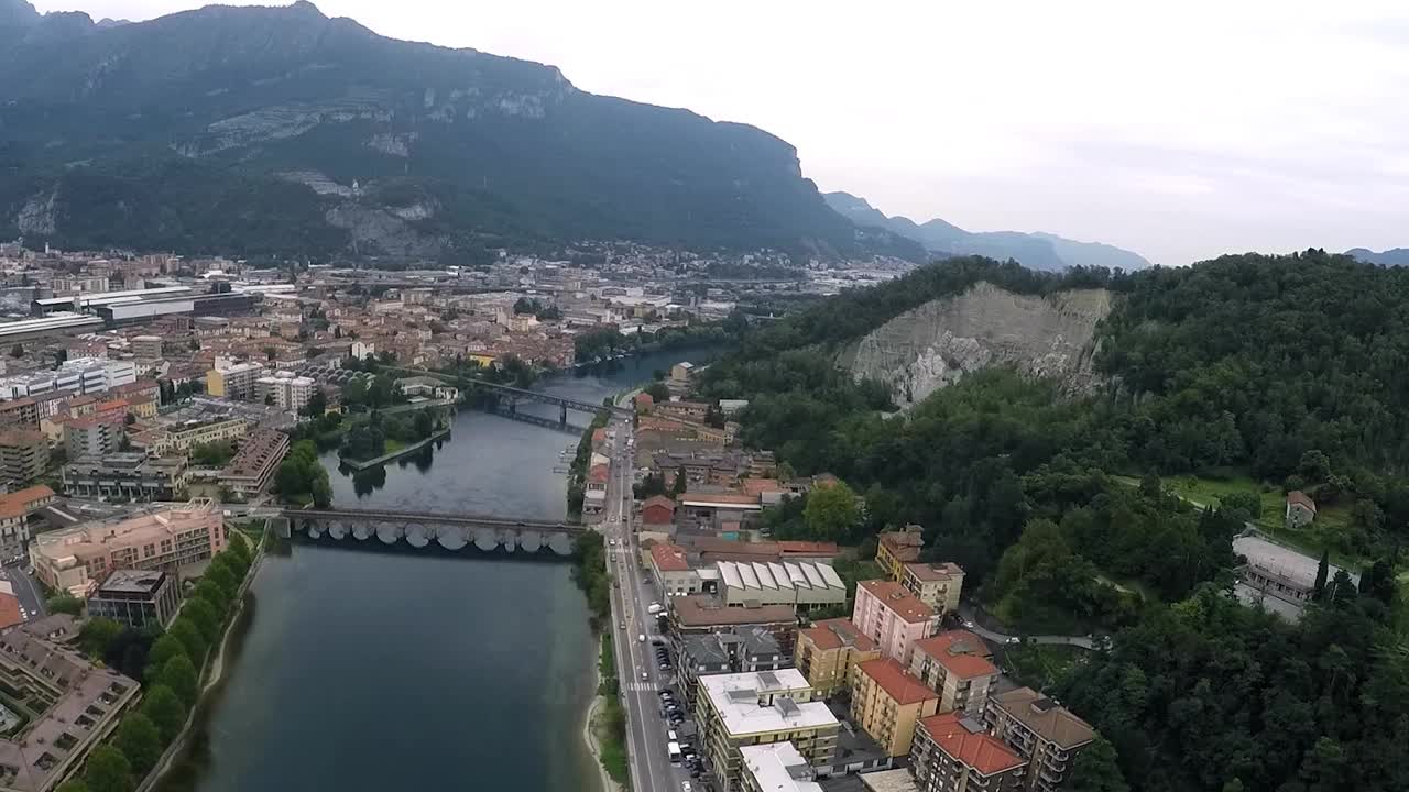 意大利莱科市。视频素材