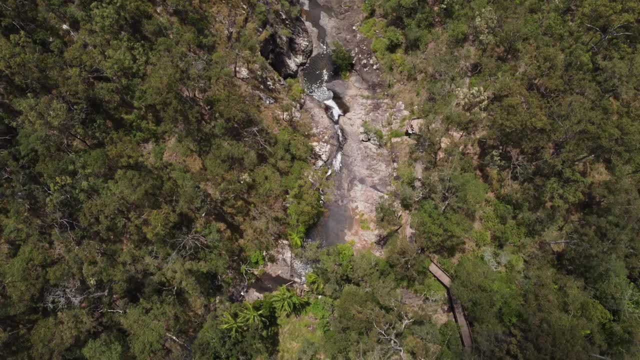 雪松溪瀑布，坦波林山视频素材