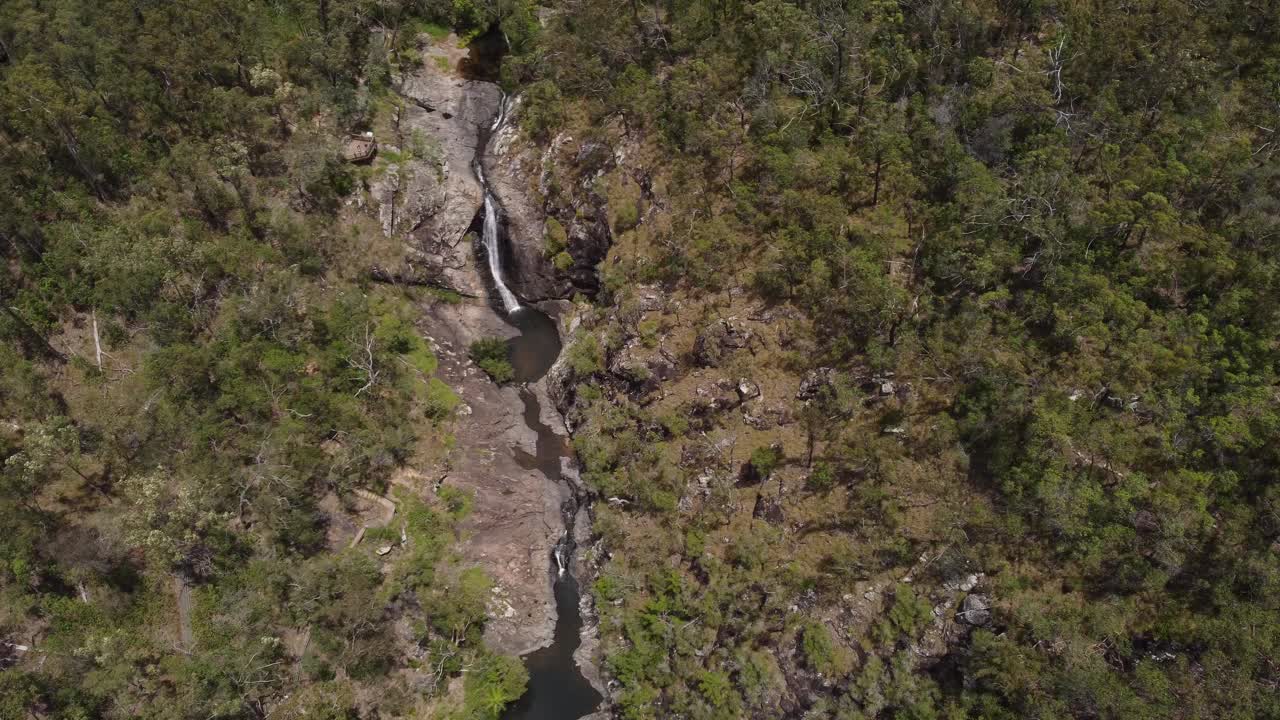 雪松溪瀑布，坦波林山视频素材