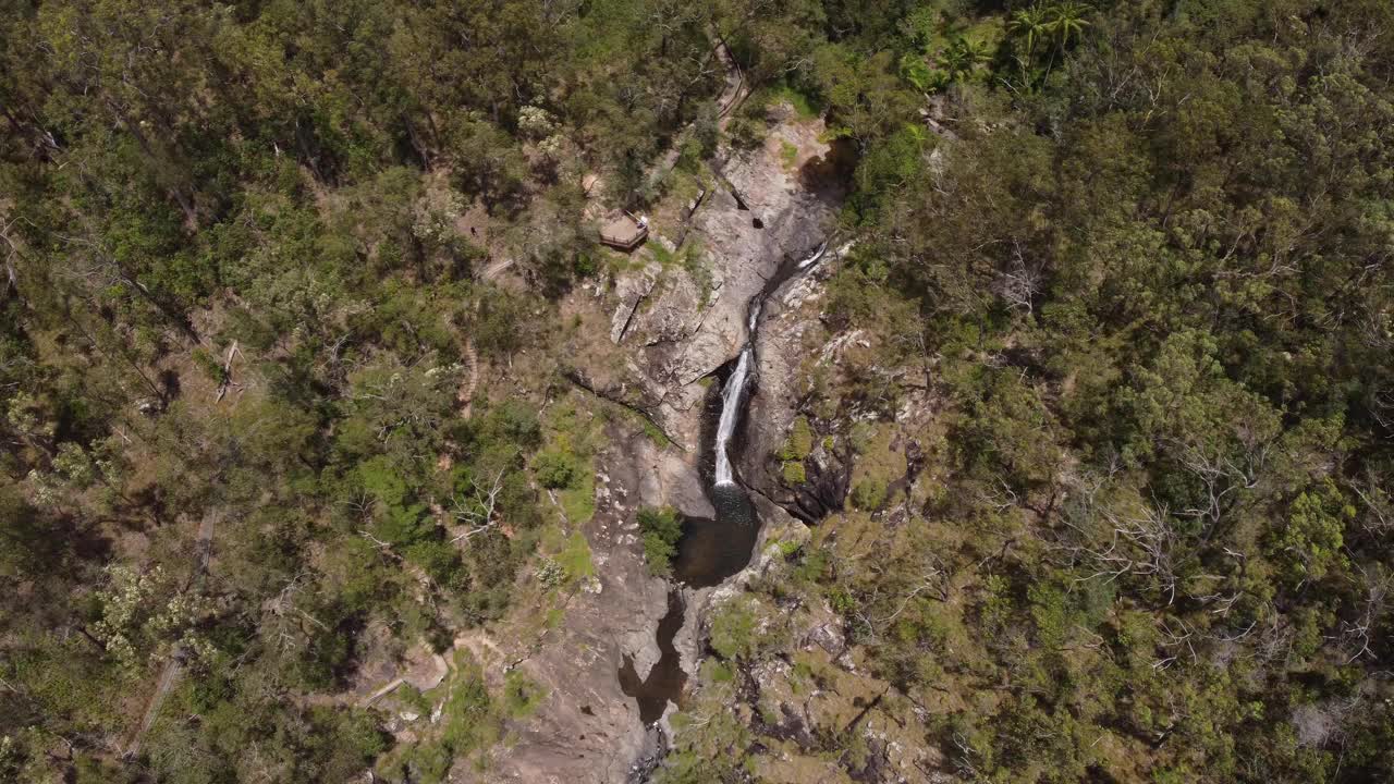 雪松溪瀑布，坦波林山视频素材