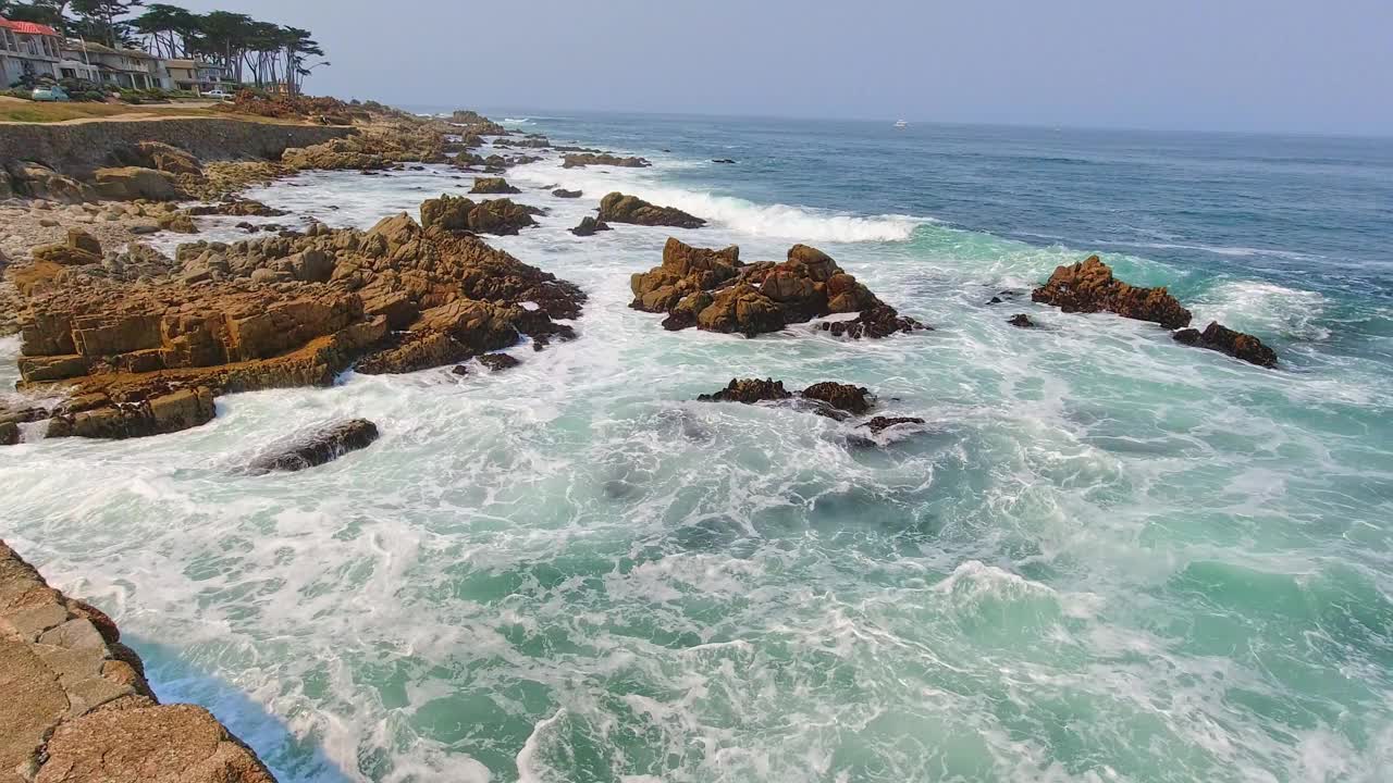 太平洋格罗夫的海浪视频素材