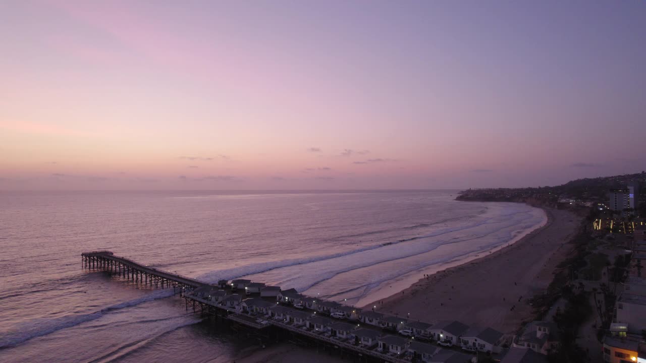 太平洋海滩,视频素材