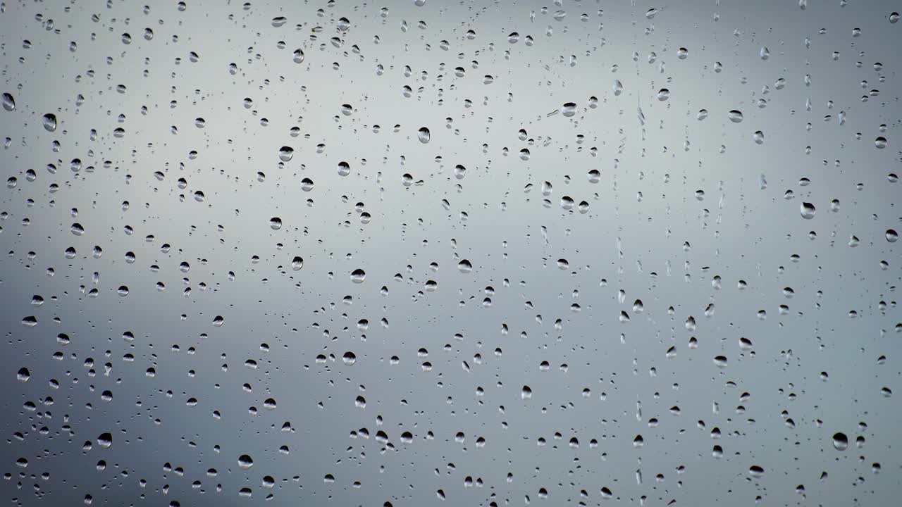 雨点落在窗户上视频下载