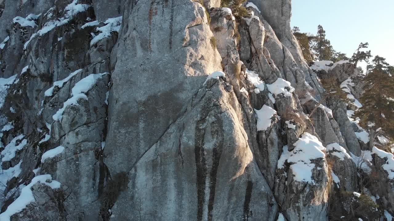 雪的风景视频素材