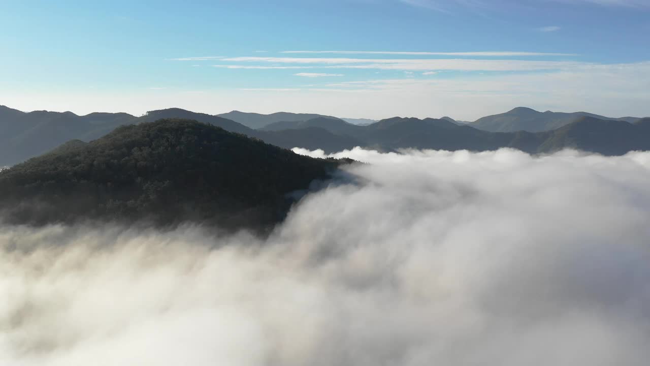 云海山/江原道，韩国视频素材