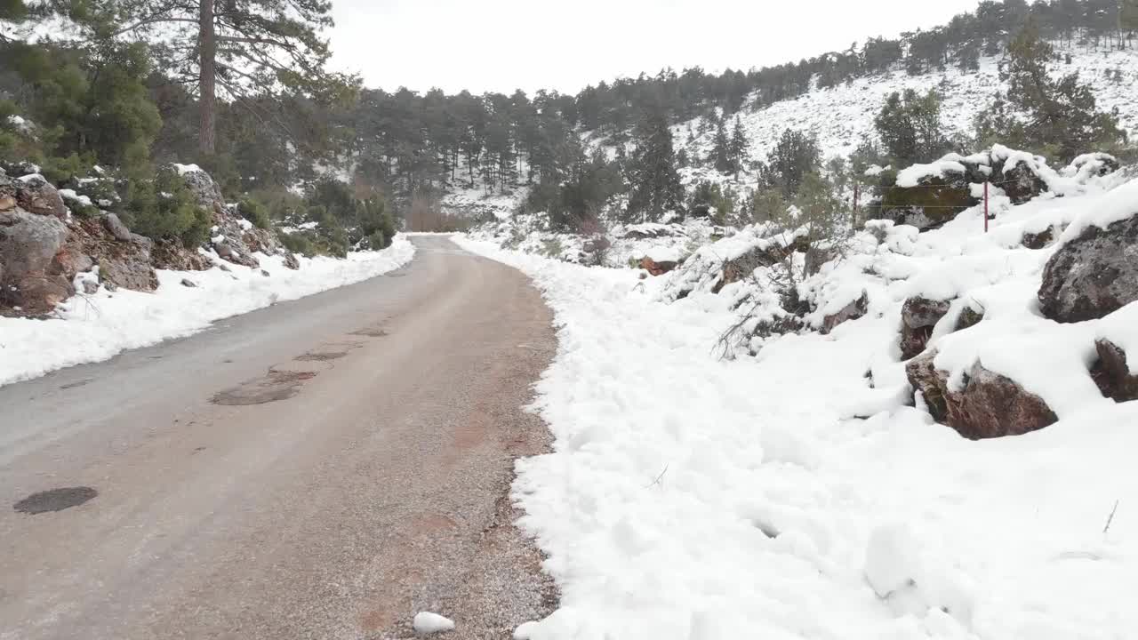 雪的风景视频素材