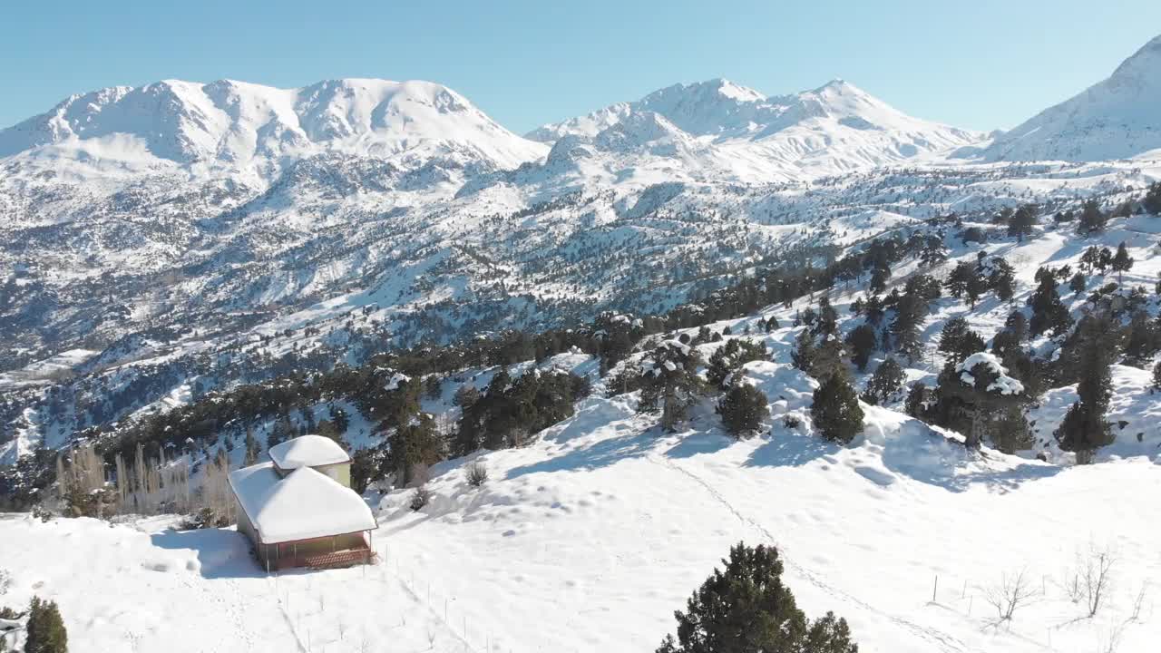 雪的风景视频素材