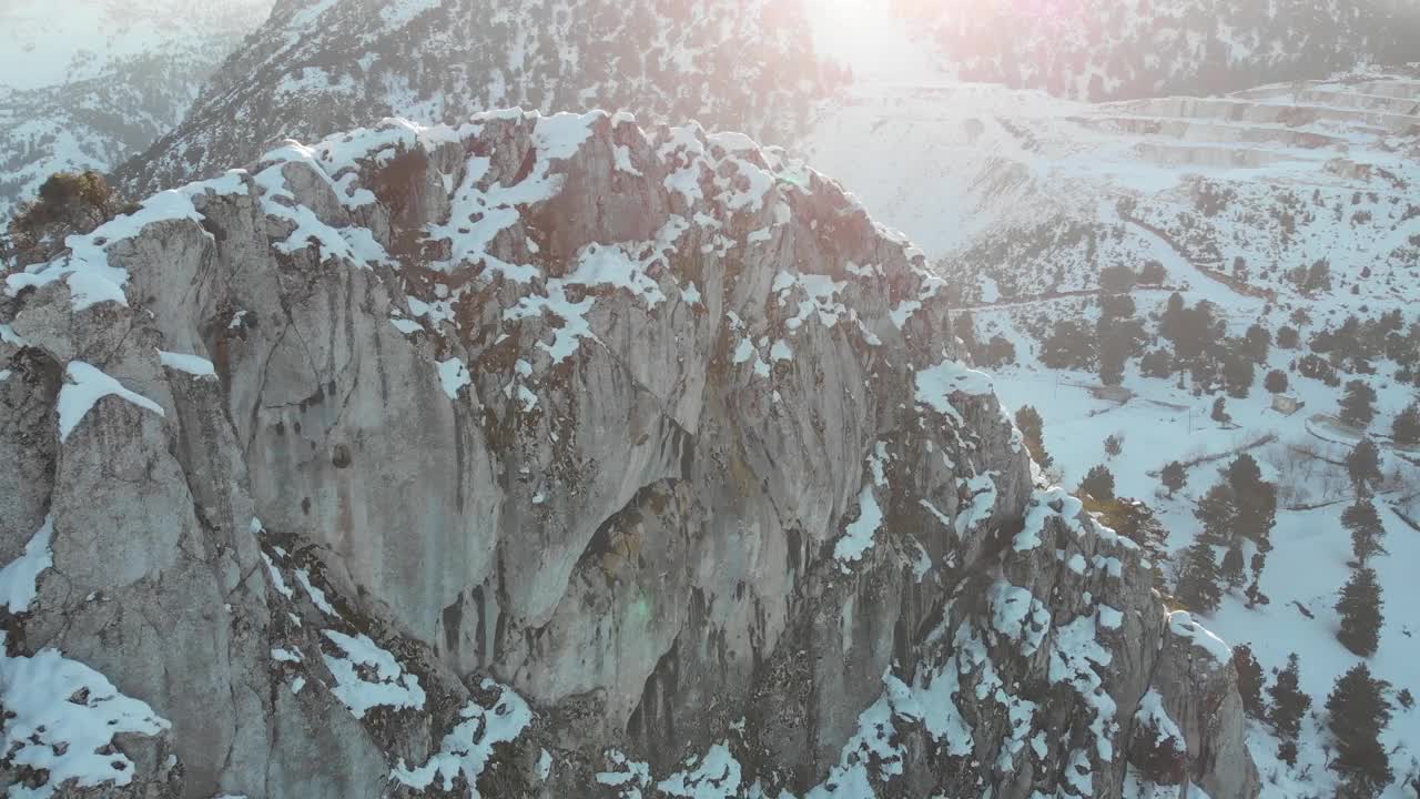 雪的风景视频素材