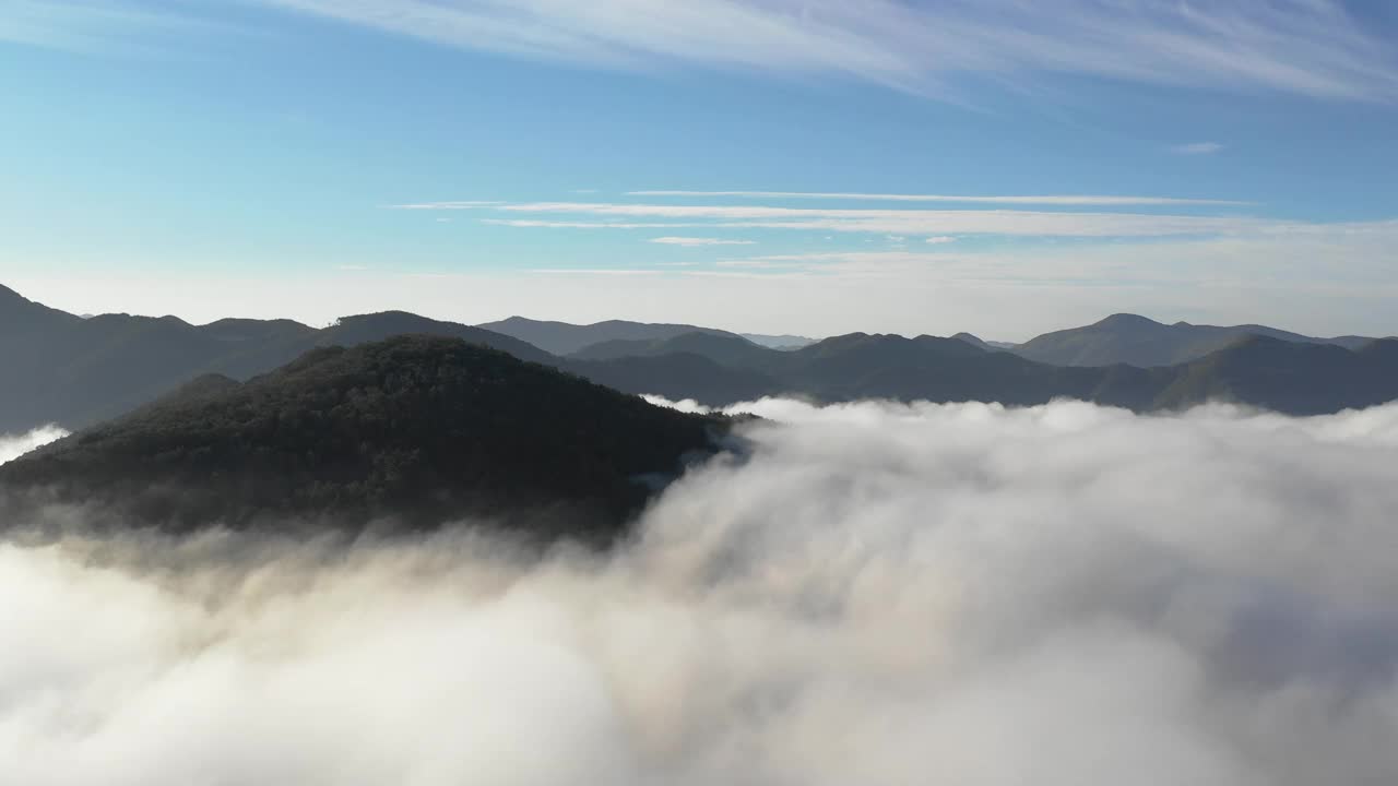 云海山/江原道，韩国视频素材