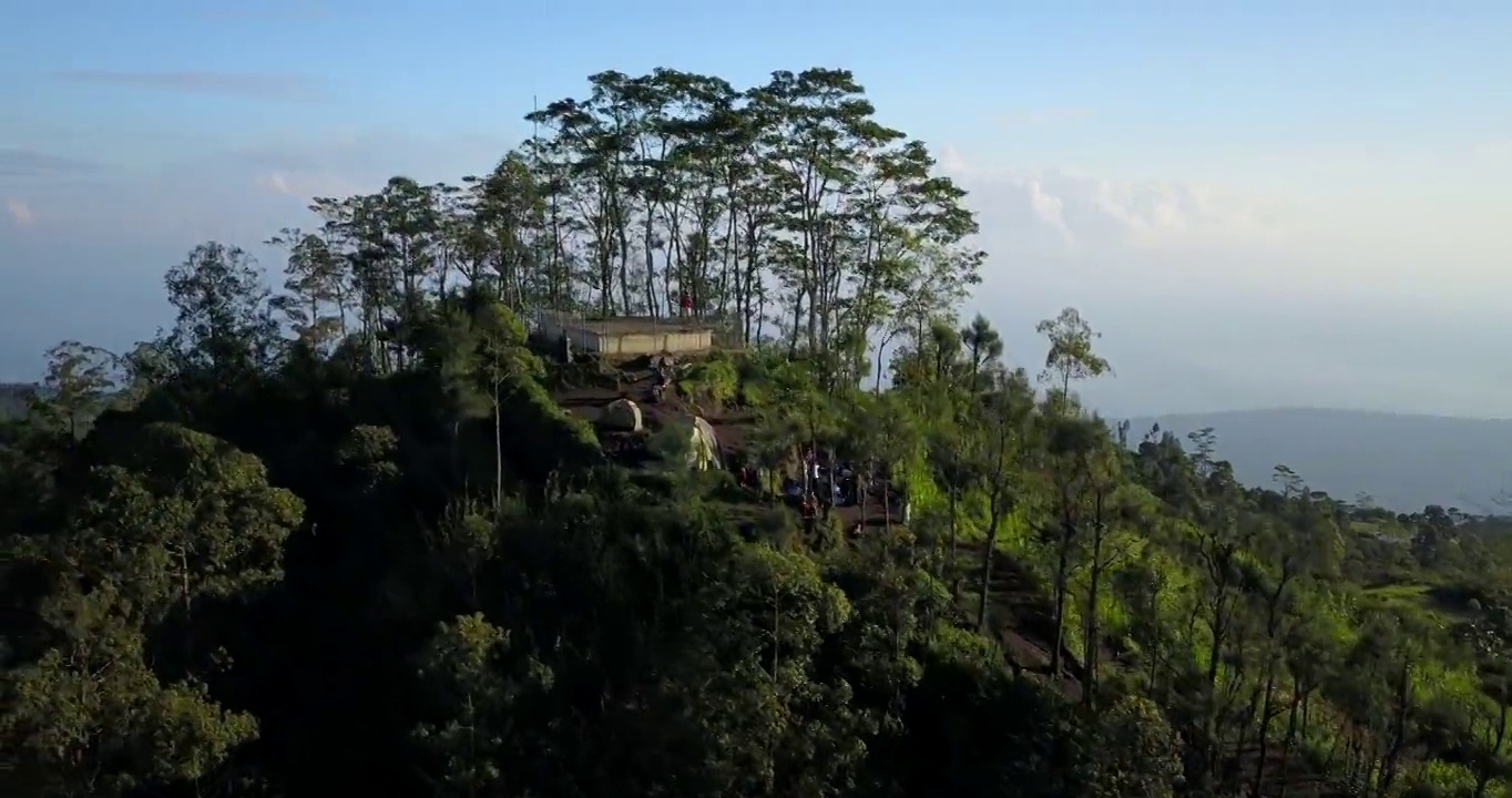 印度尼西亚巴厘岛的山景视频素材