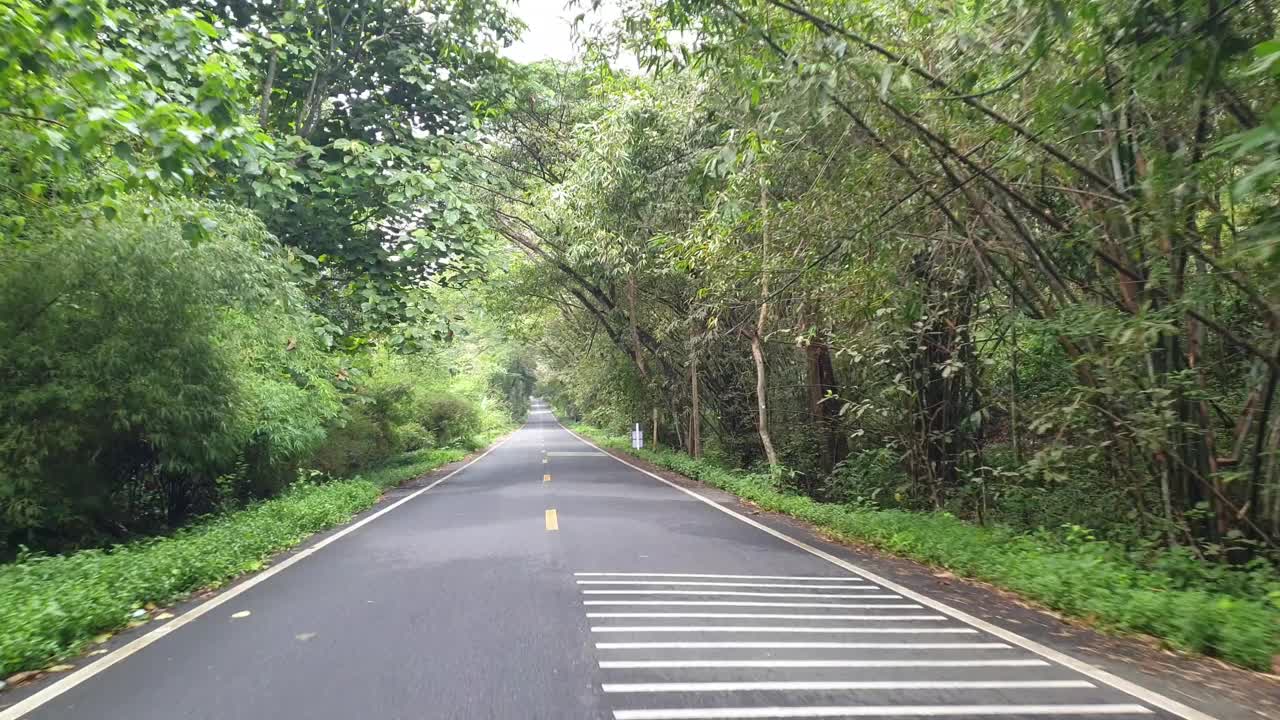 乡村沥青路视频素材