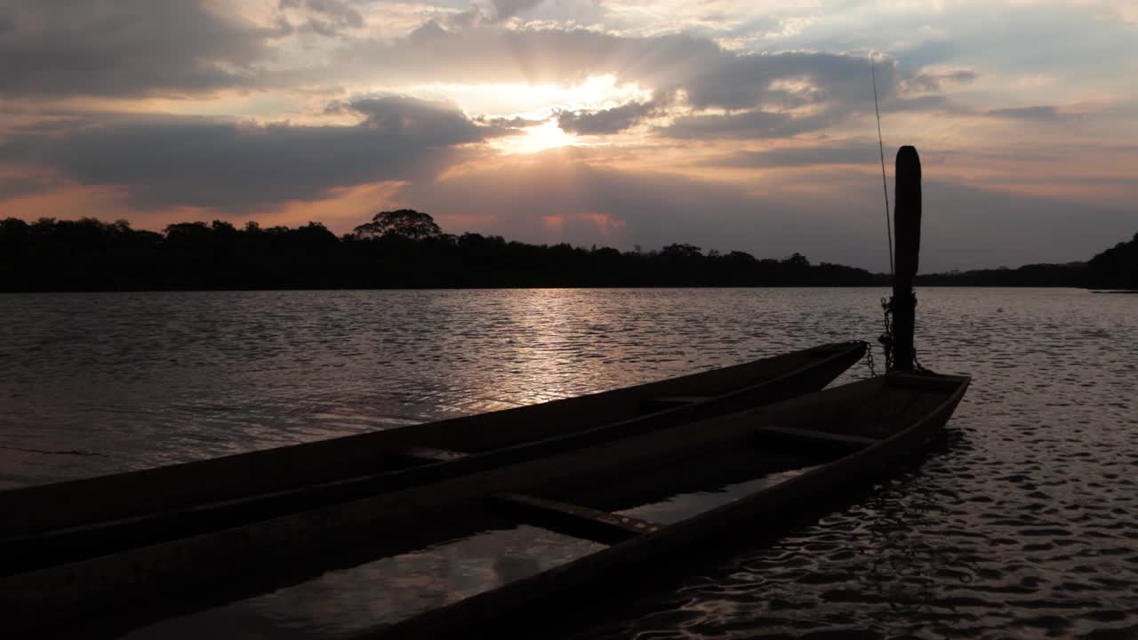 Cuiabá日落之河视频素材