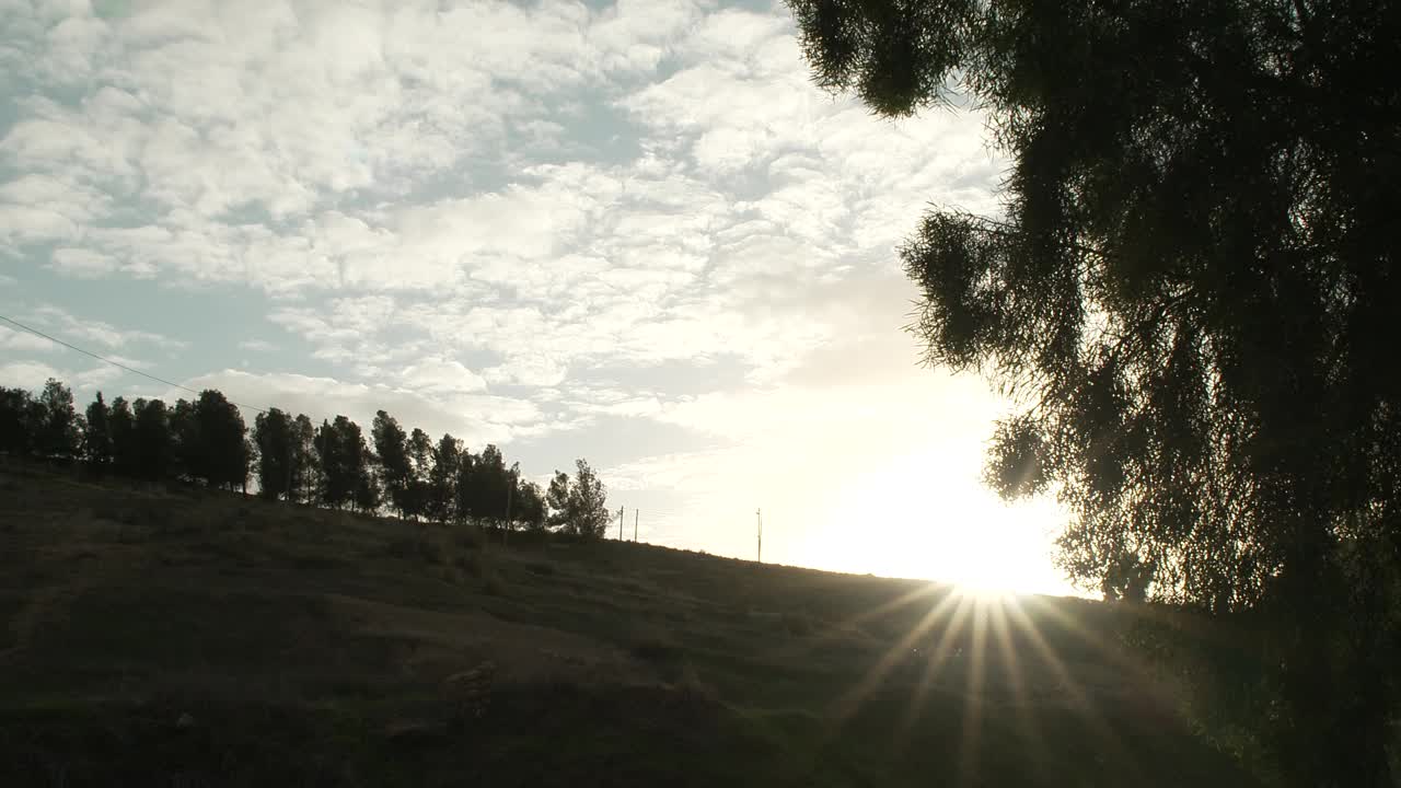 太阳正在下山视频素材