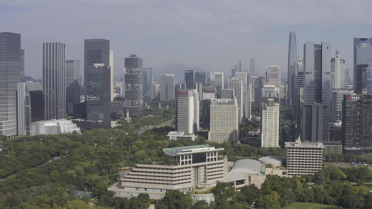 中国深圳的航拍视频视频素材