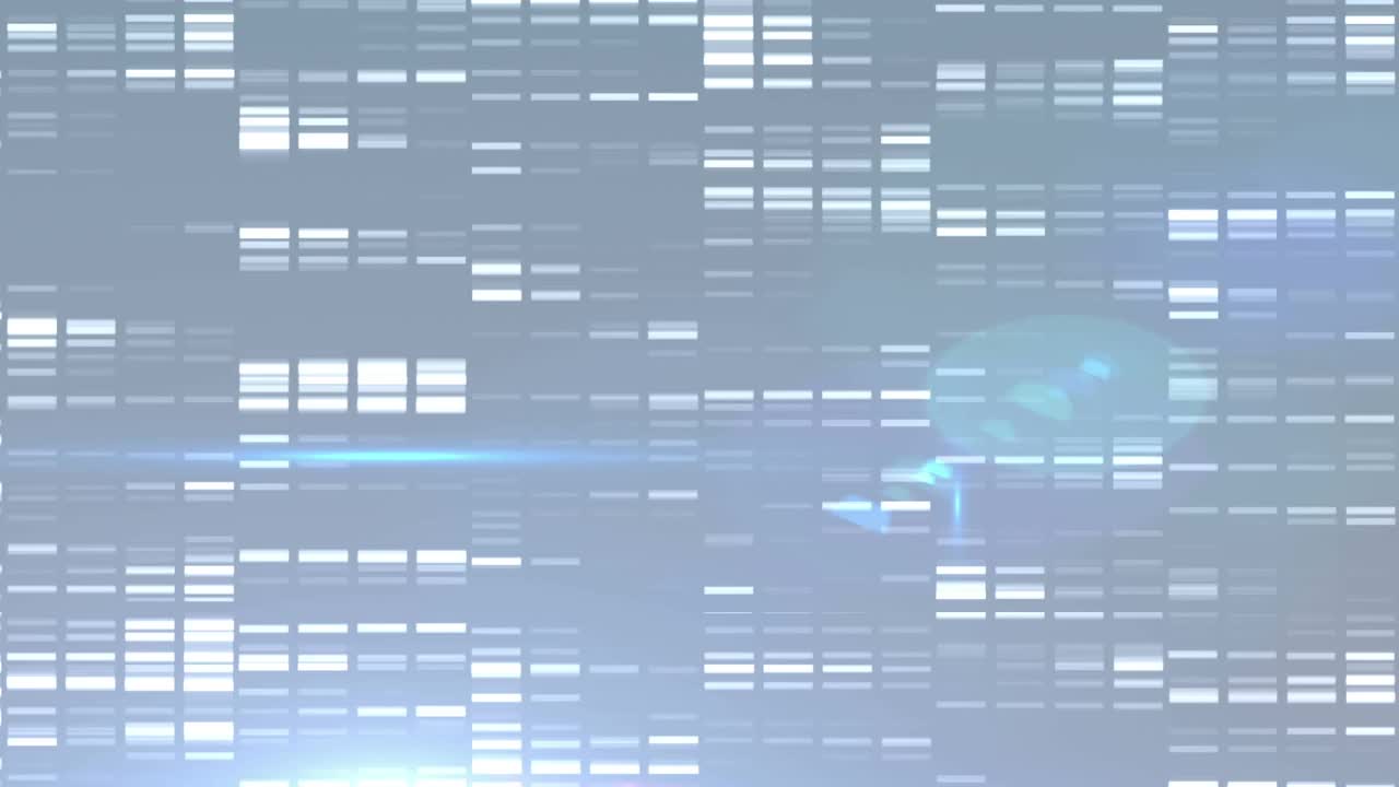 动画的球移动的白色数字列视频素材