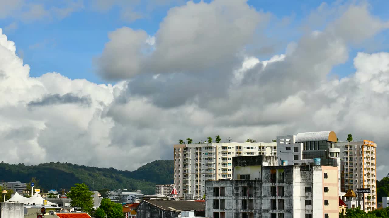 泰国城市的时间间隔视频素材