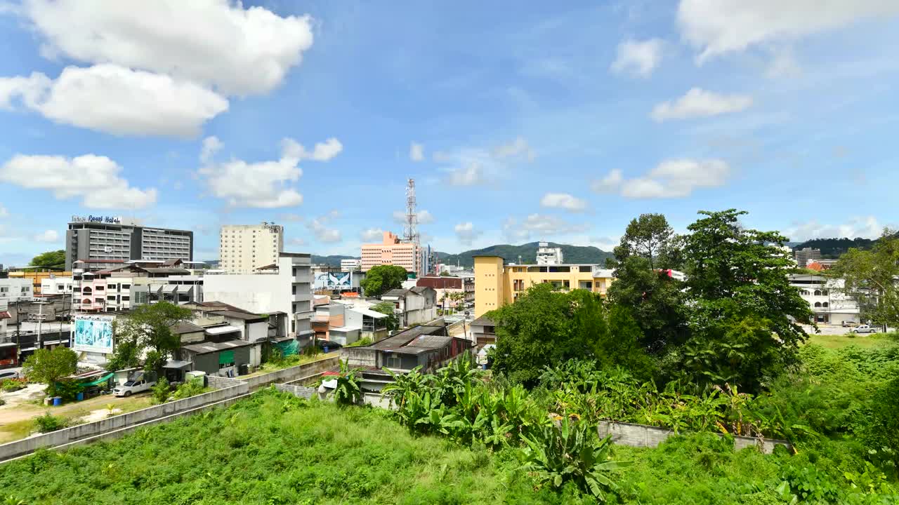 泰国城市的时间间隔视频素材