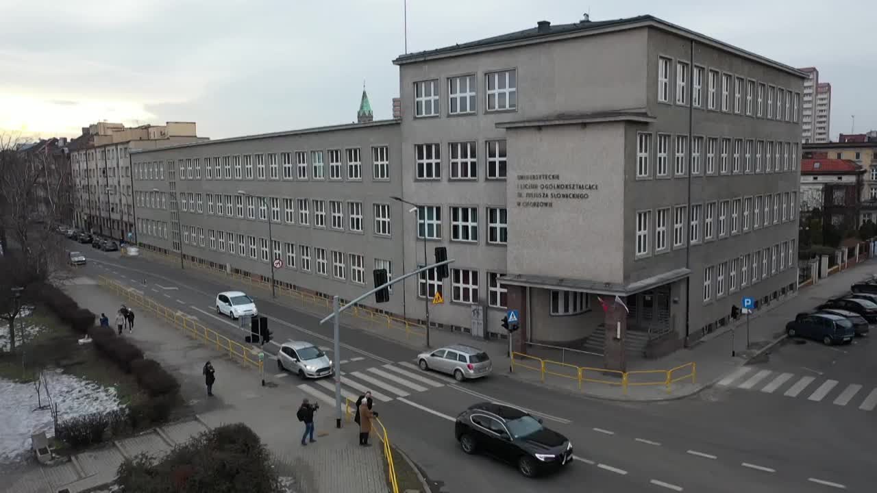 Chorzow中学学术综合体视频素材