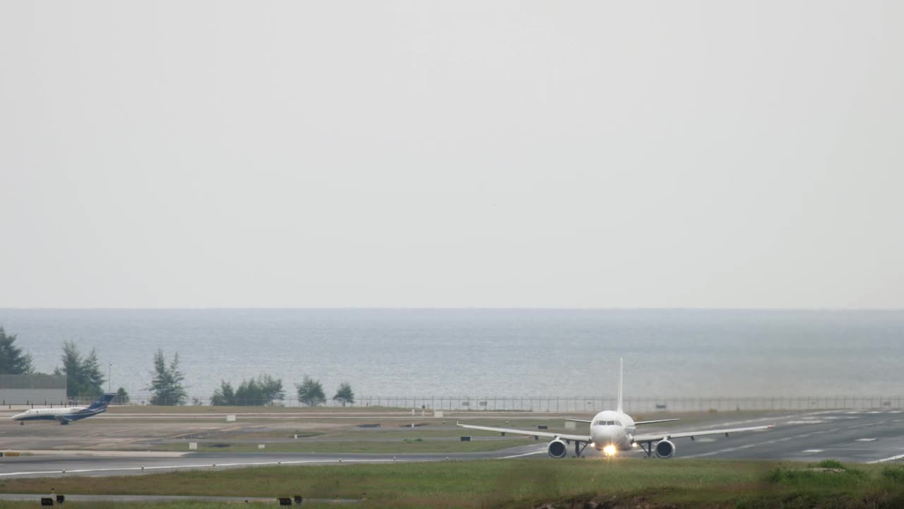 飞机起飞，航空旅游视频素材