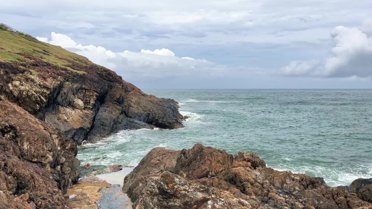 海洋的观点。视频素材