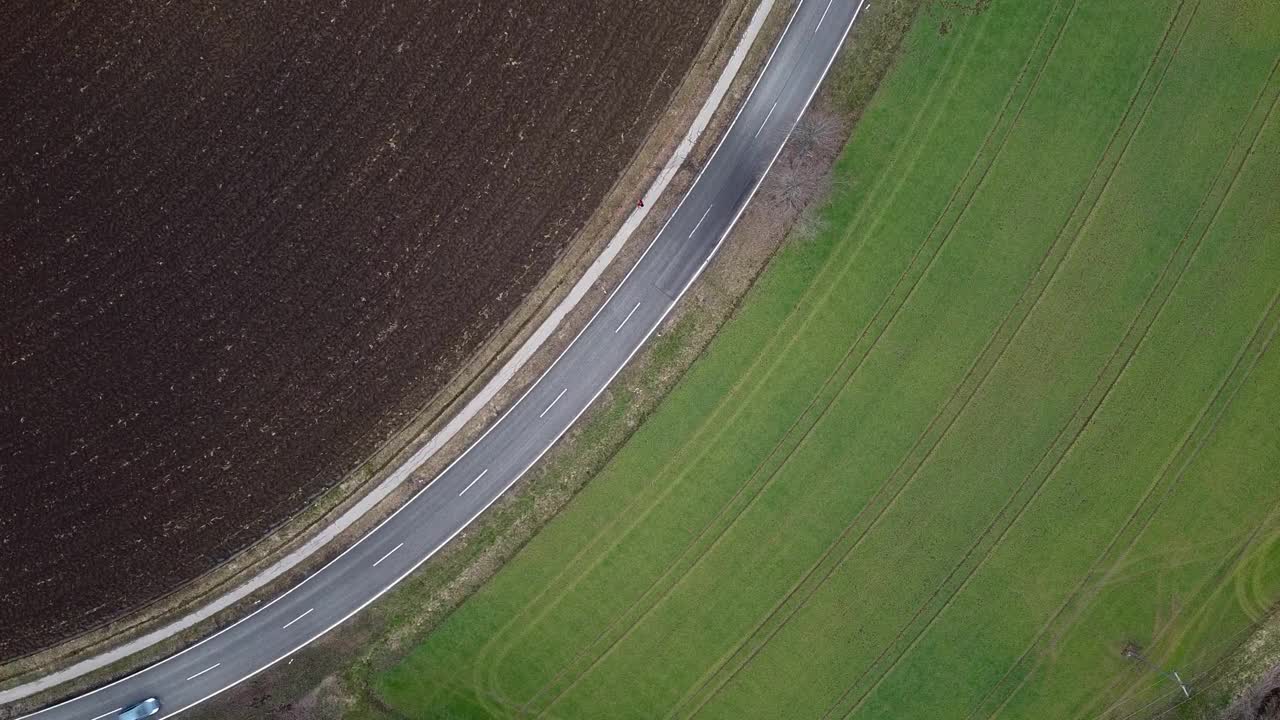 德国乡村铺砌道路视频素材