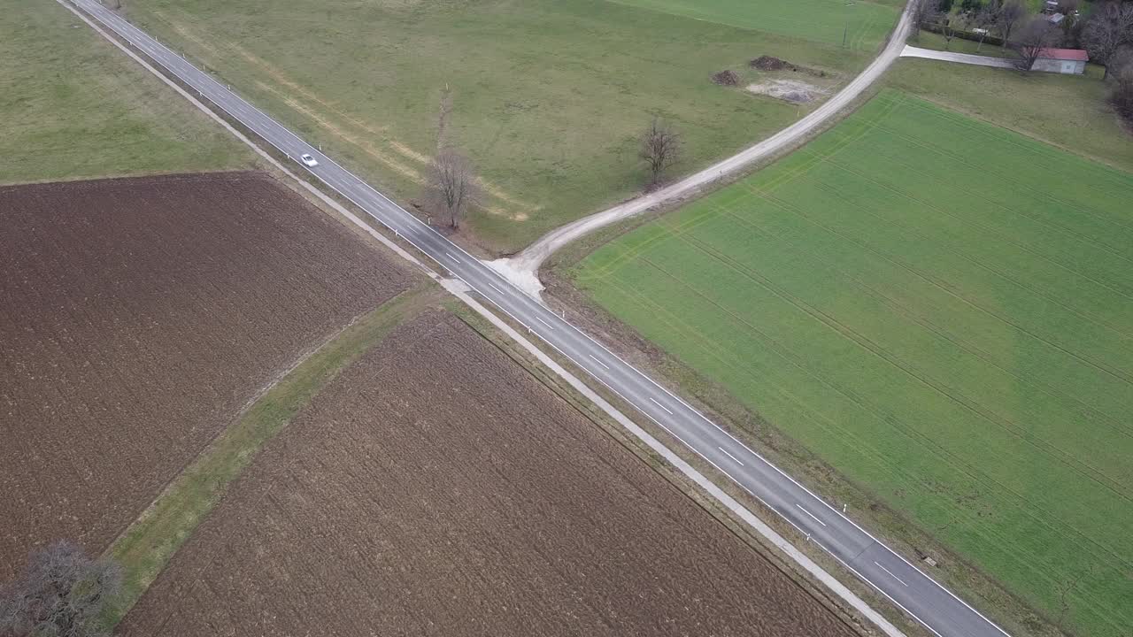 德国乡村铺砌道路视频素材