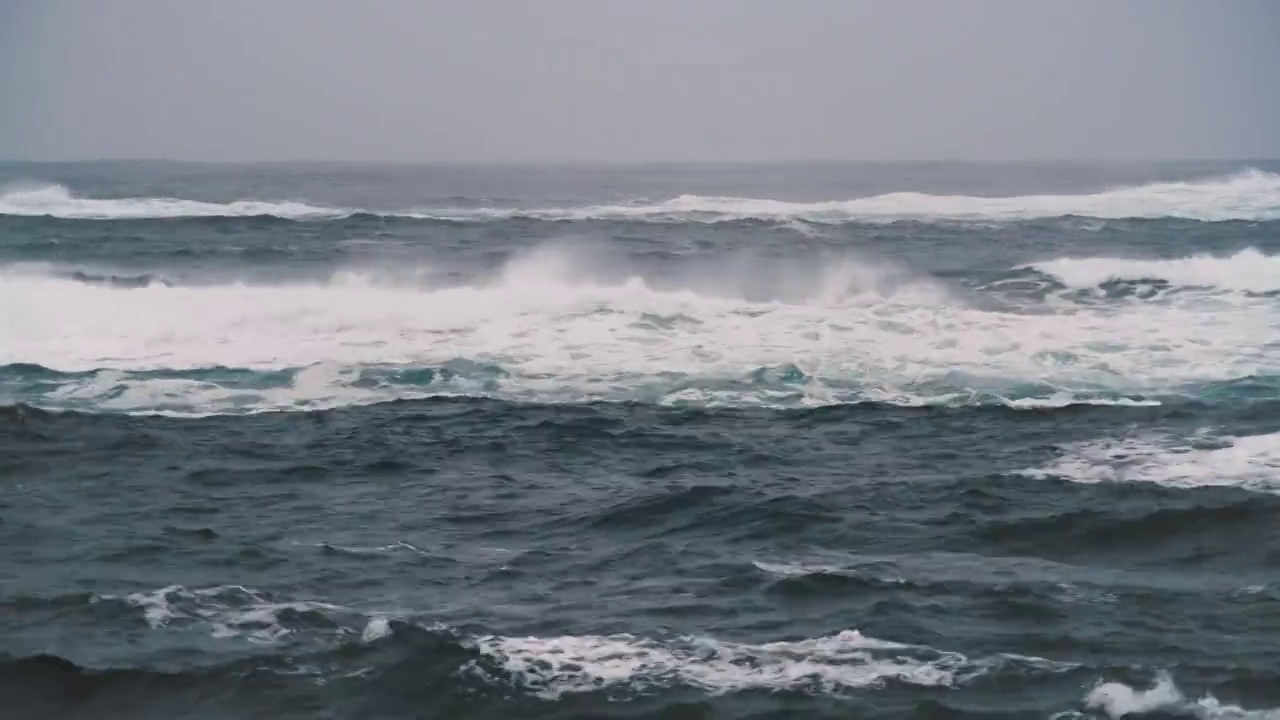 大西洋海岸风暴视频素材