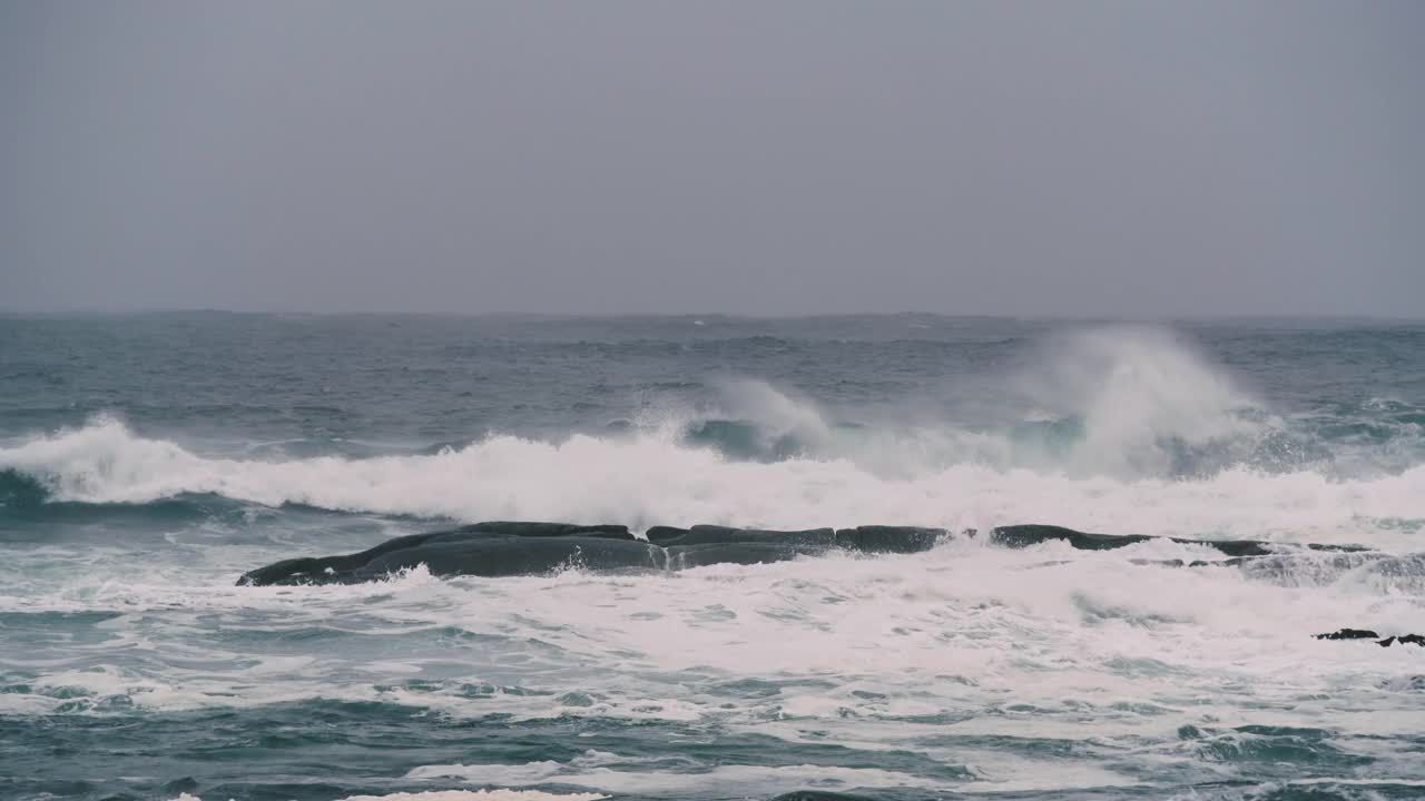 大西洋海岸风暴视频素材