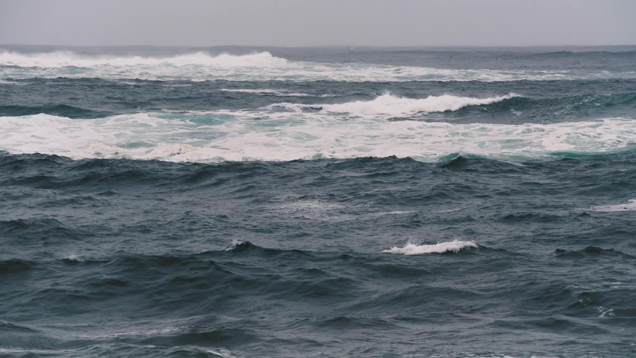 东北风暴时间流逝视频素材