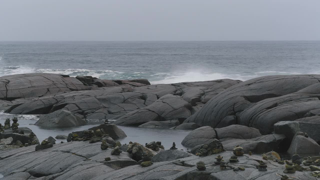 大西洋海岸风暴视频素材