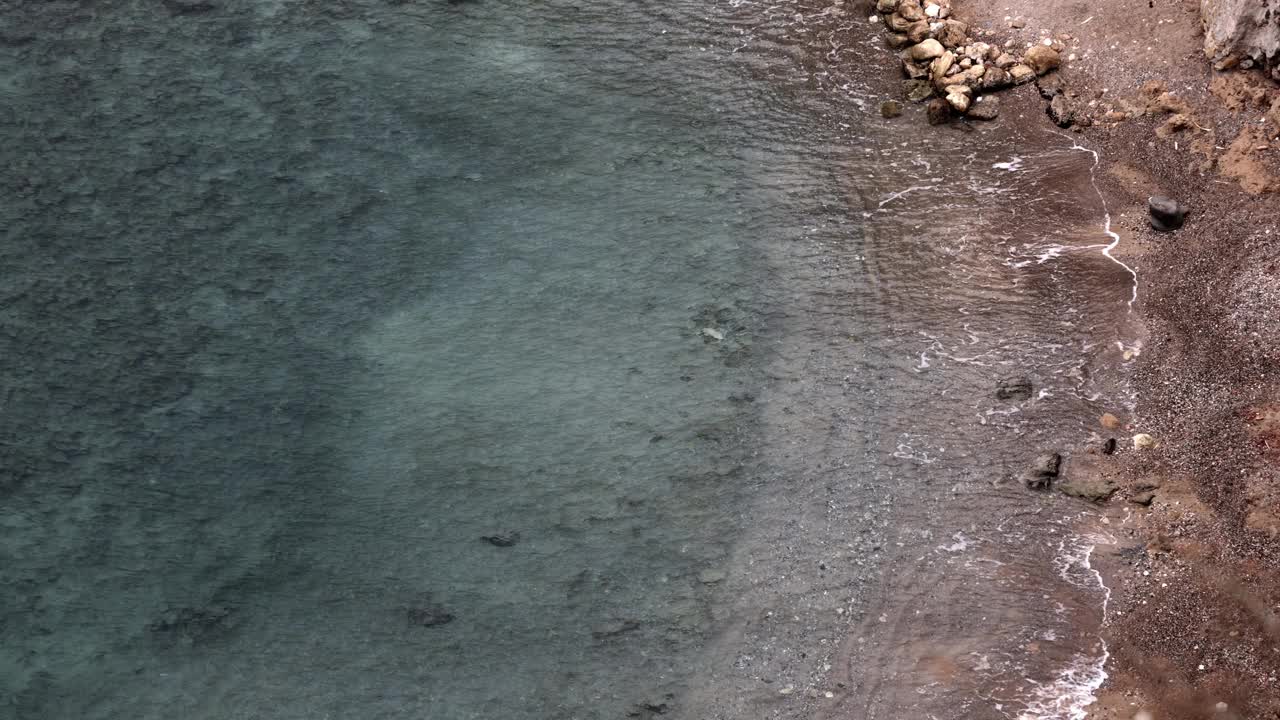 海滩景观和海浪视频素材