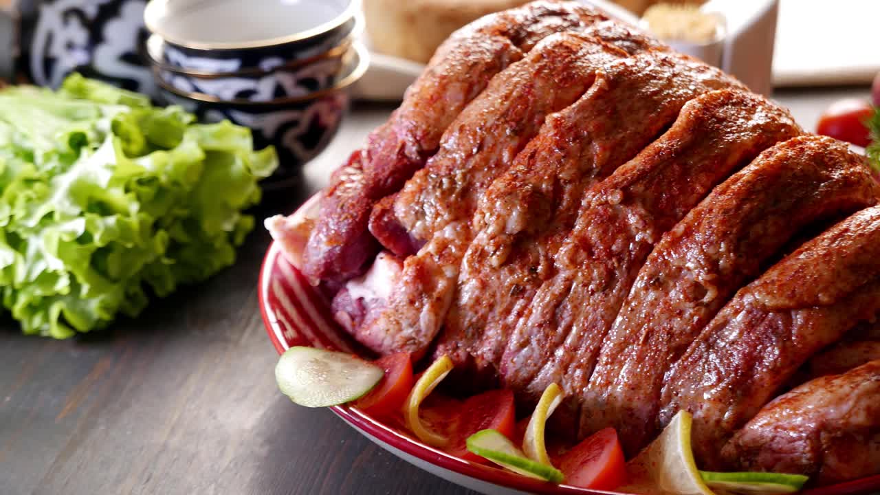 牛肉片加香料视频下载