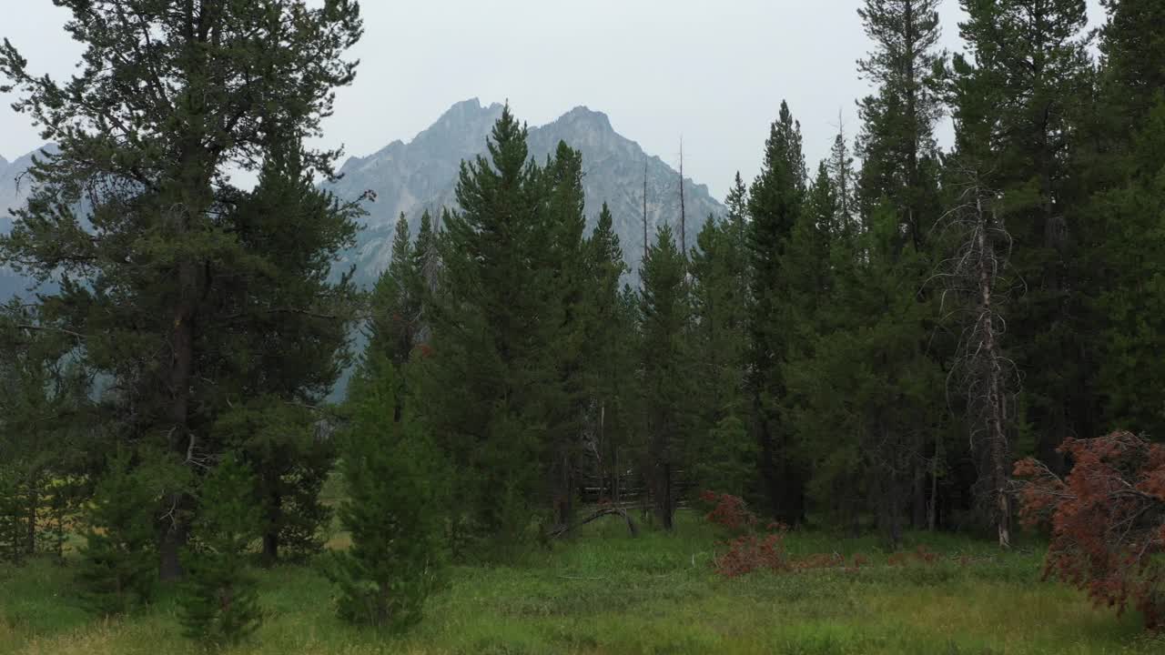 麦克长袍峰-锯齿山-爱达荷州视频素材