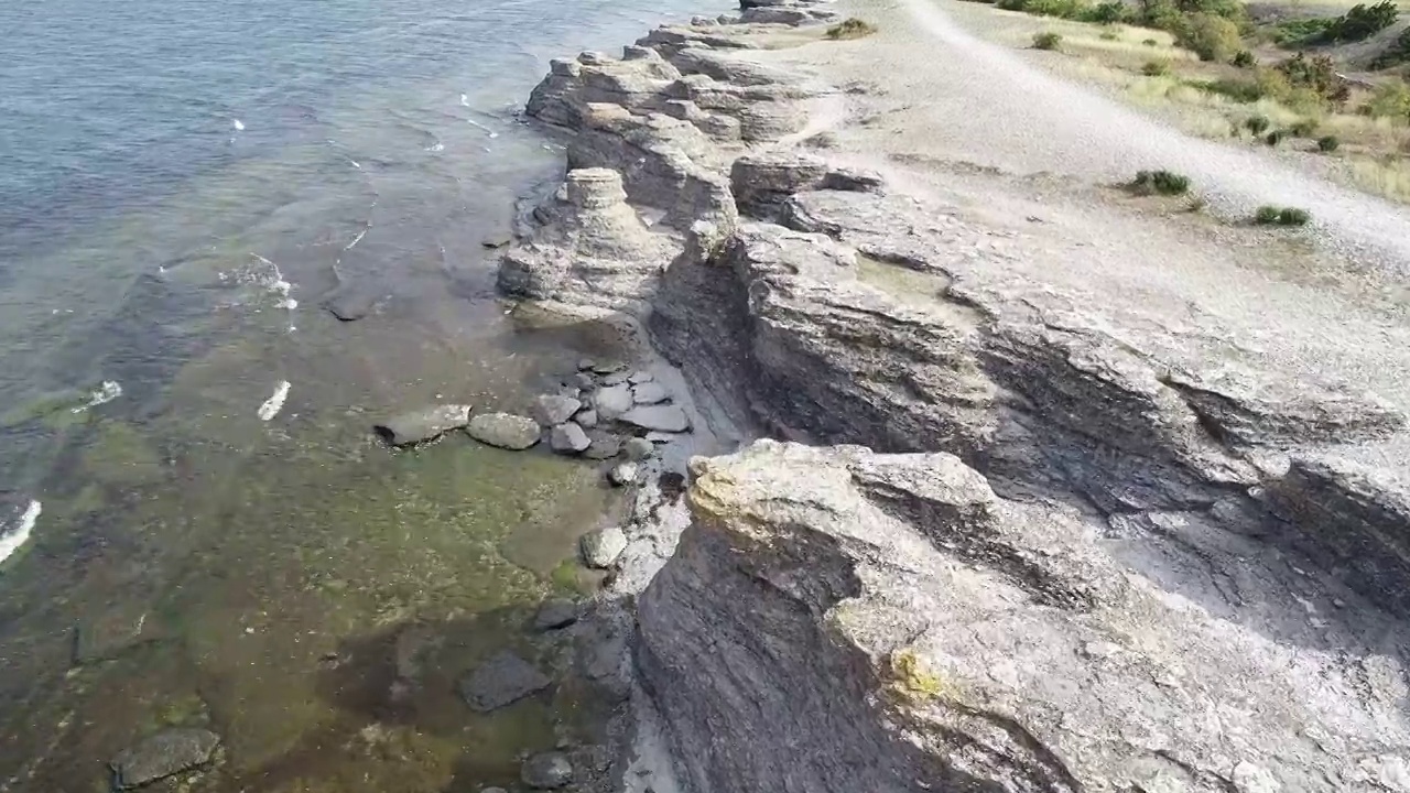 瑞典的夏季无人机景观视频素材