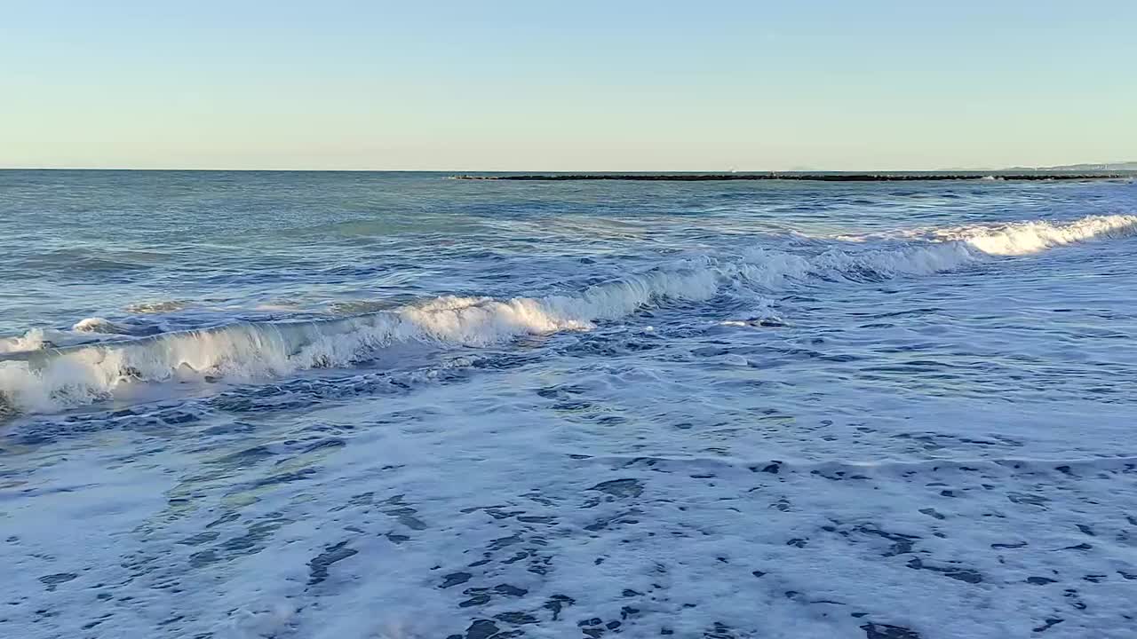 海景,日落视频素材