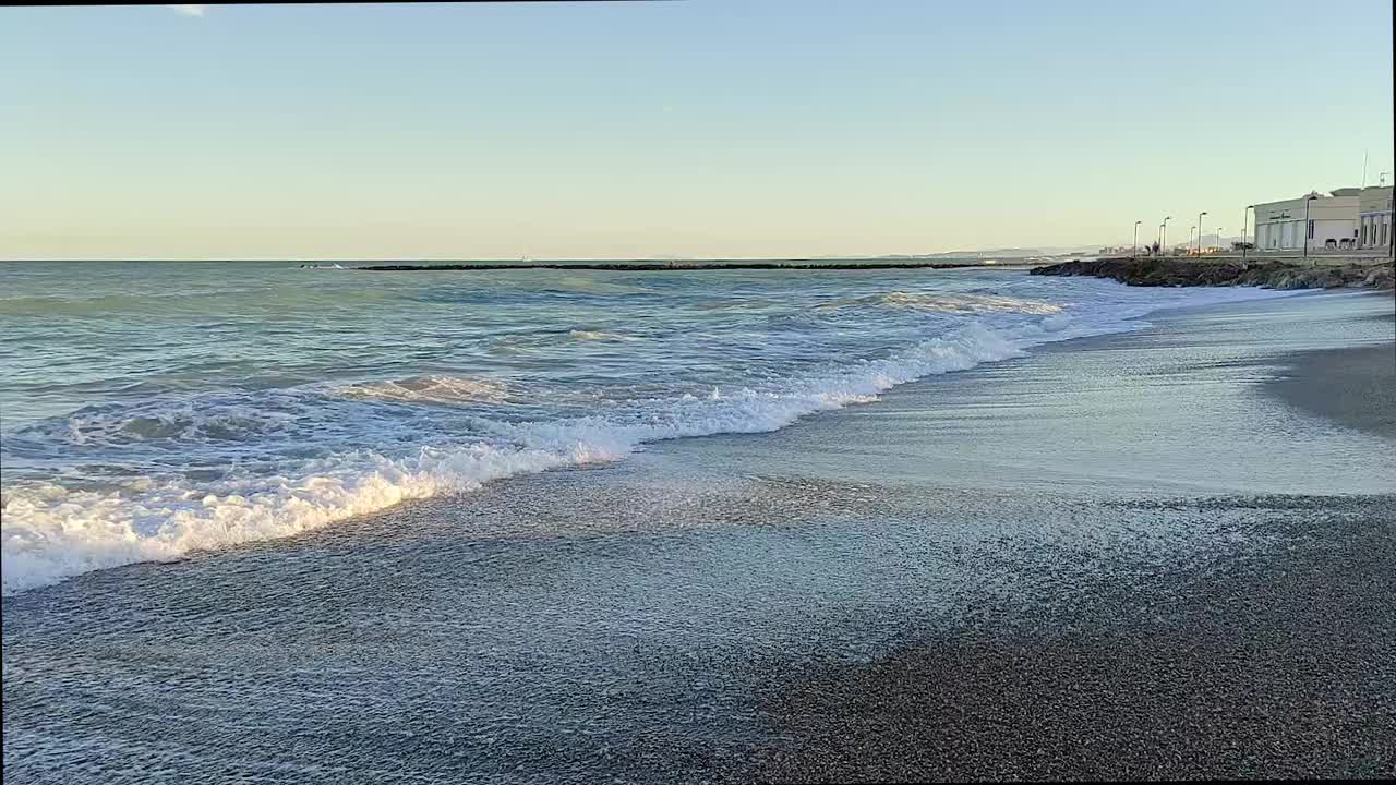 海景,日落视频素材