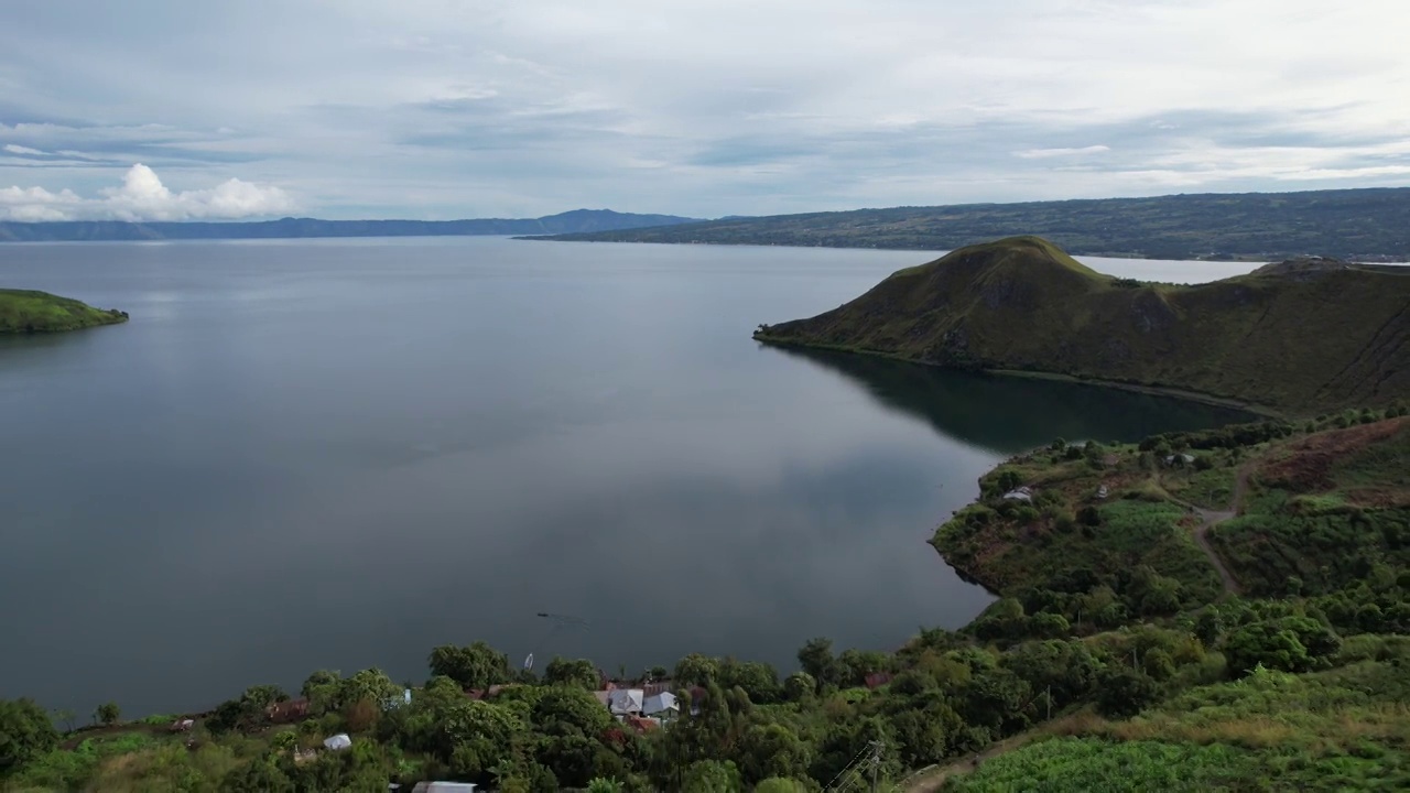 多巴湖的超级火山视频素材