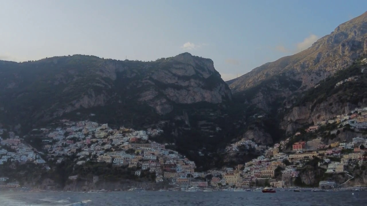 阿马尔菲海岸的海景视频素材