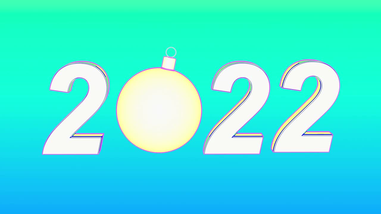 2022年新年快乐视频素材