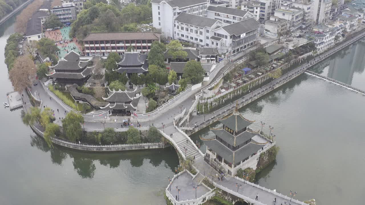 中国贵州省贵阳市的城市景观视频素材