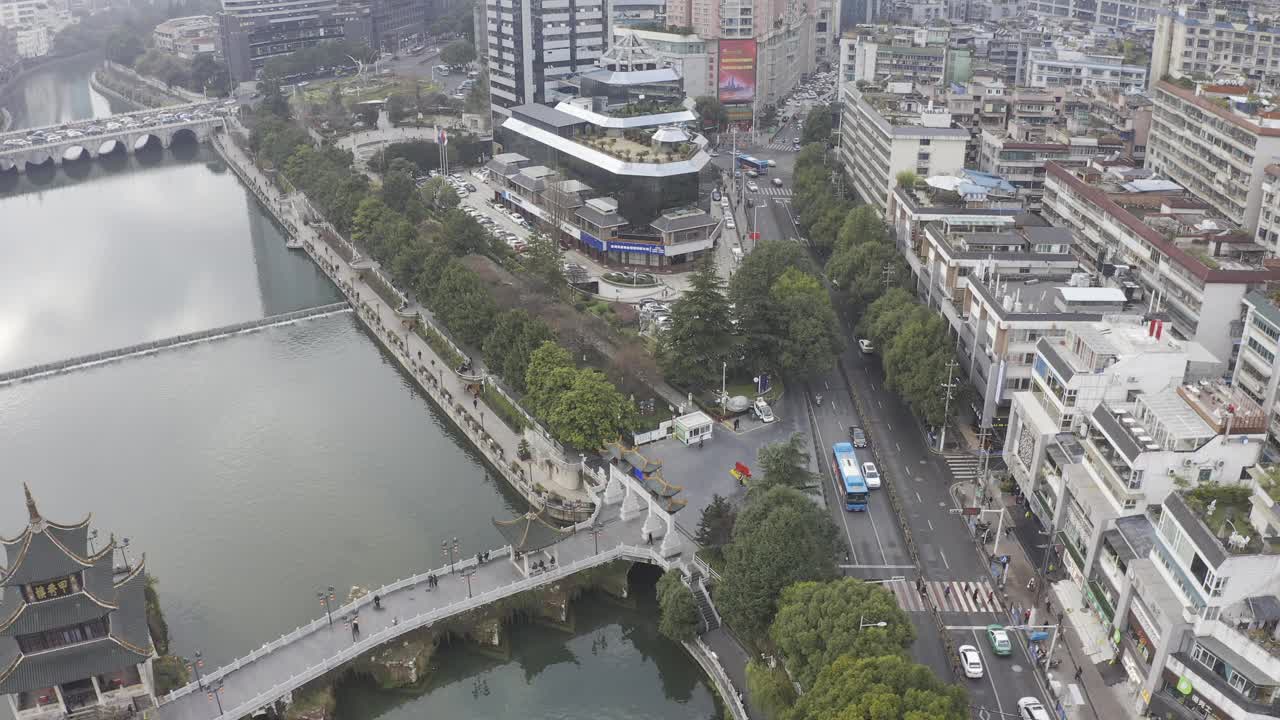 中国贵州省贵阳市的城市景观视频素材