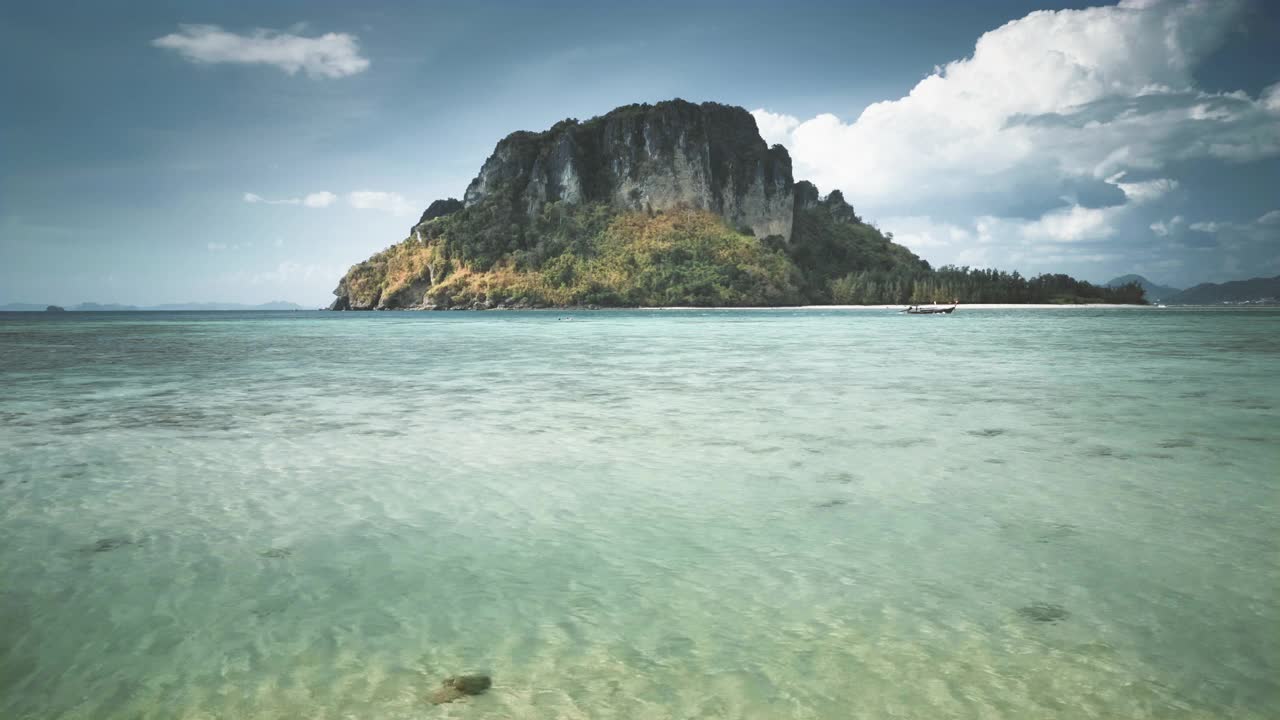 泰国甲米的波达岛。视频素材