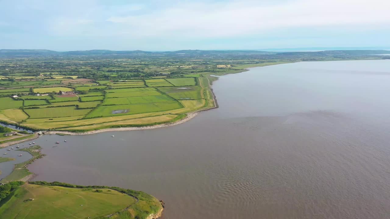 克利夫登村，英国西南部视频下载