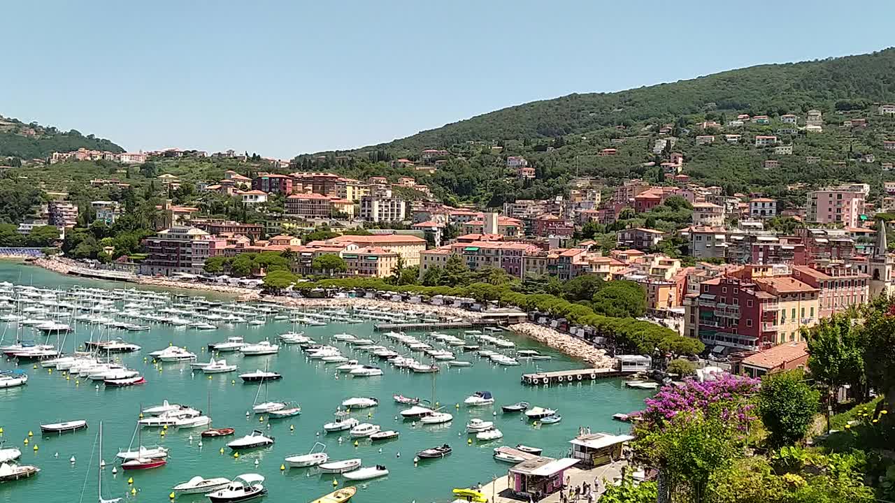 Lerici, Liguria，意大利。琼2020年间。视频素材